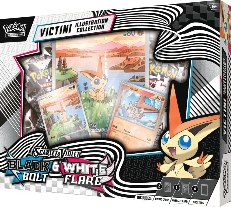 Pokémon TCG Black Bolt & White Flare Victini Illustration Collection